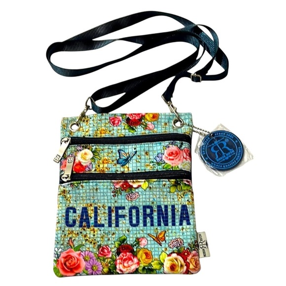 Robin‎ Ruth Crossbody Bag with California Print NWOT - Picture 1 of 8